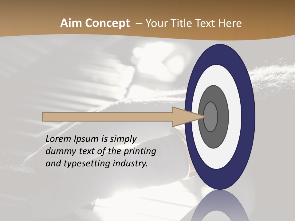 A Person Playing A Piano With A Ring On Their Finger PowerPoint Template