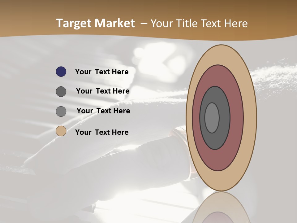 A Person Playing A Piano With A Ring On Their Finger PowerPoint Template