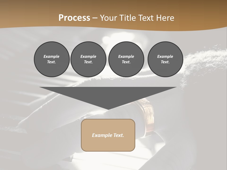 A Person Playing A Piano With A Ring On Their Finger PowerPoint Template