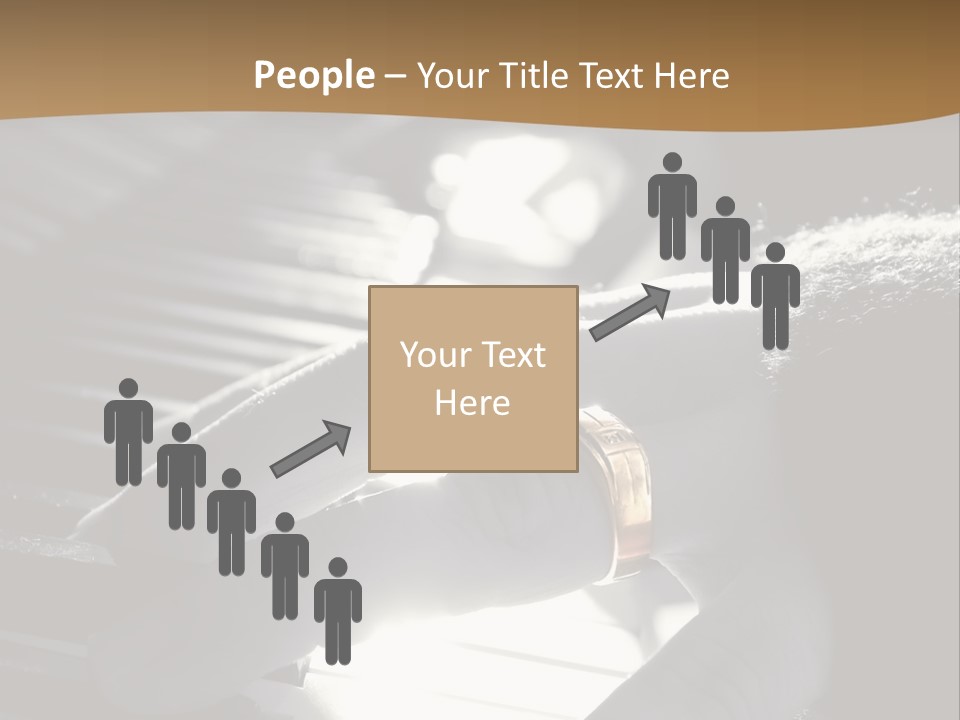 A Person Playing A Piano With A Ring On Their Finger PowerPoint Template