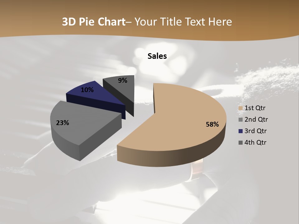 A Person Playing A Piano With A Ring On Their Finger PowerPoint Template