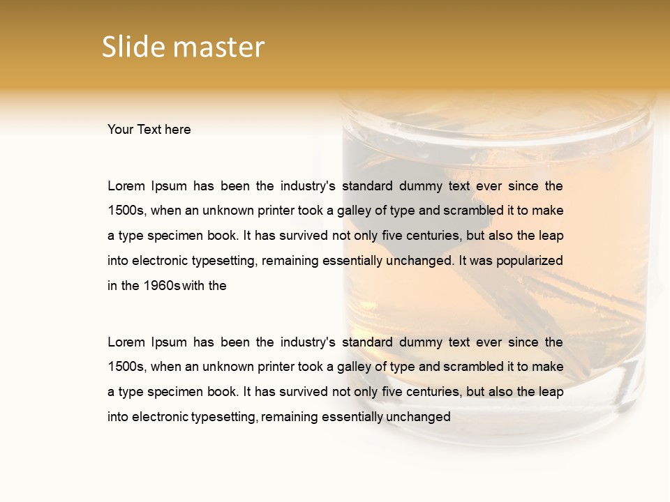 Server Room And Devices PowerPoint Template