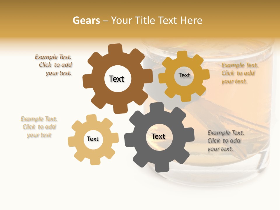 Server Room And Devices PowerPoint Template