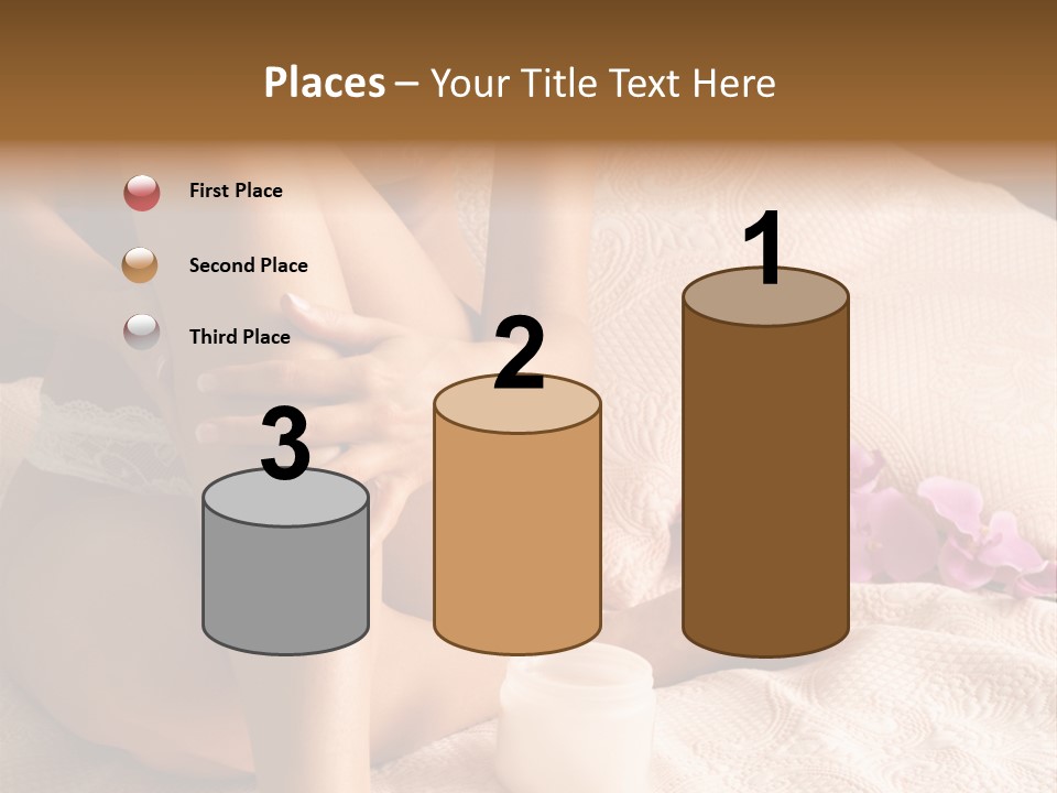 Body Care - Body Creme Application - Health And Beauty PowerPoint Template