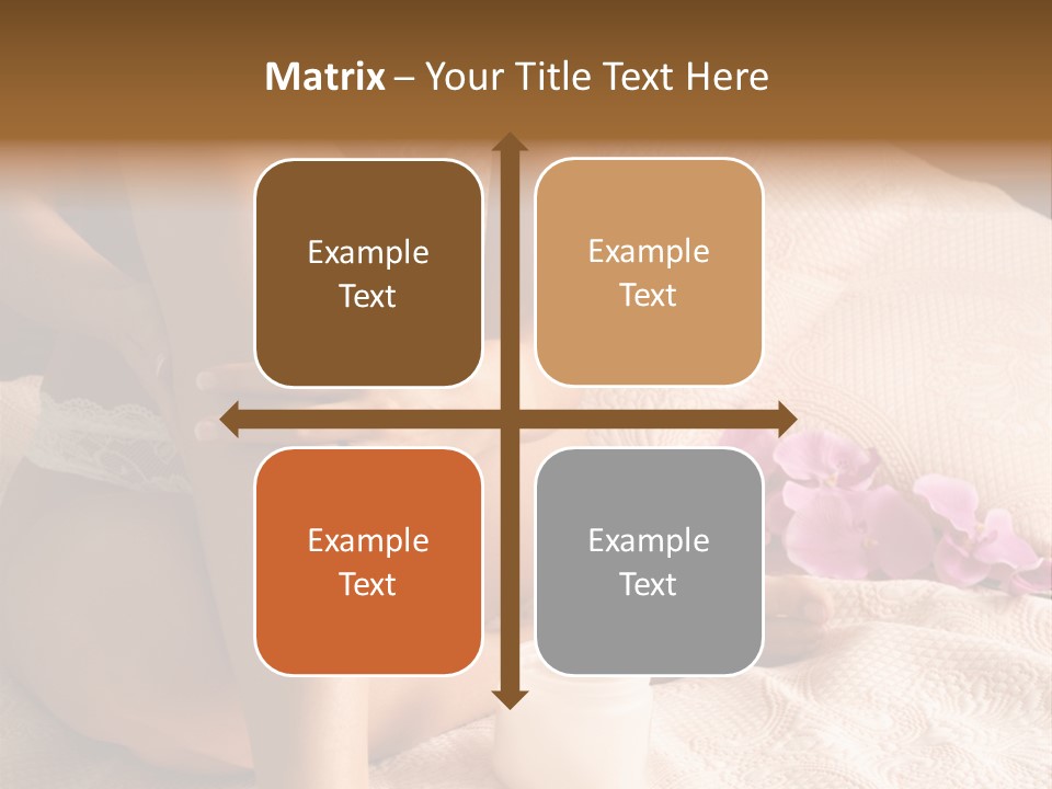 Body Care - Body Creme Application - Health And Beauty PowerPoint Template