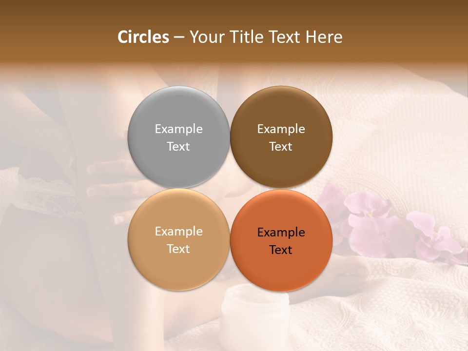 Body Care - Body Creme Application - Health And Beauty PowerPoint Template