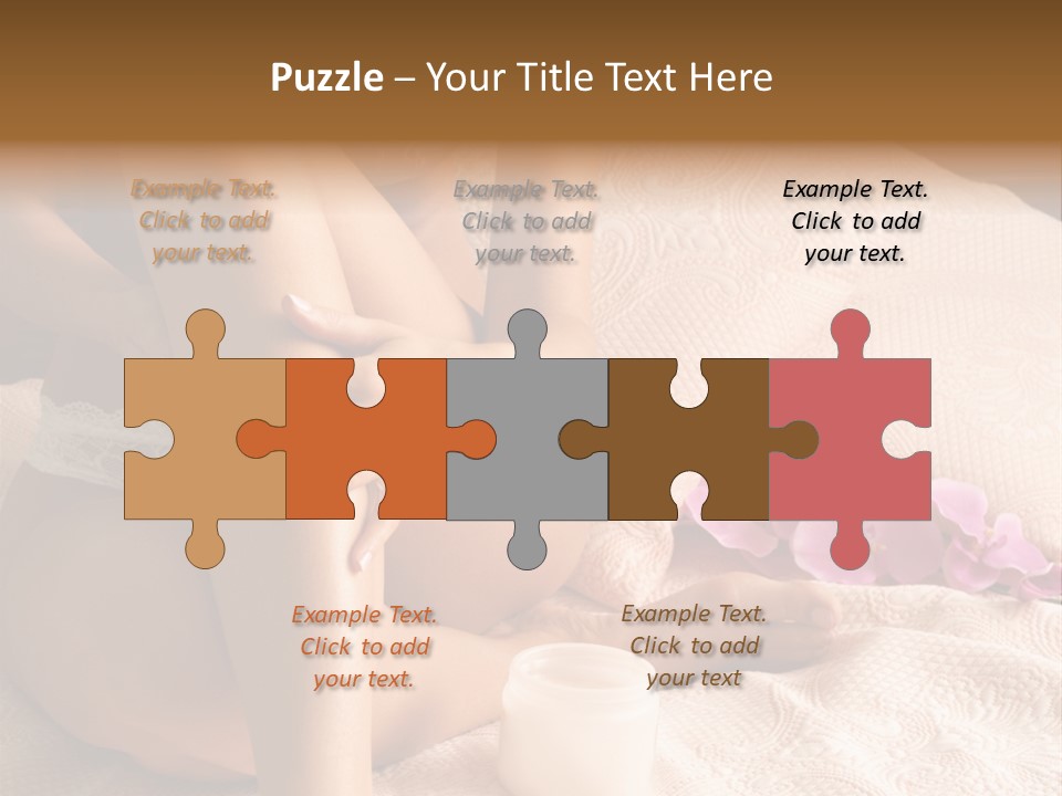 Body Care - Body Creme Application - Health And Beauty PowerPoint Template