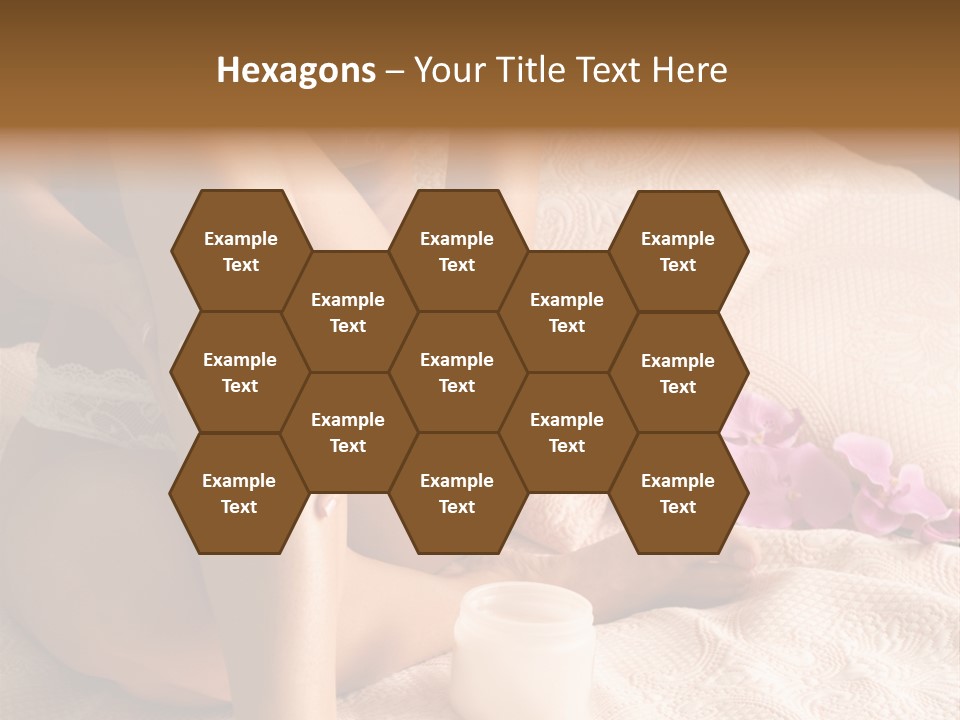 Body Care - Body Creme Application - Health And Beauty PowerPoint Template