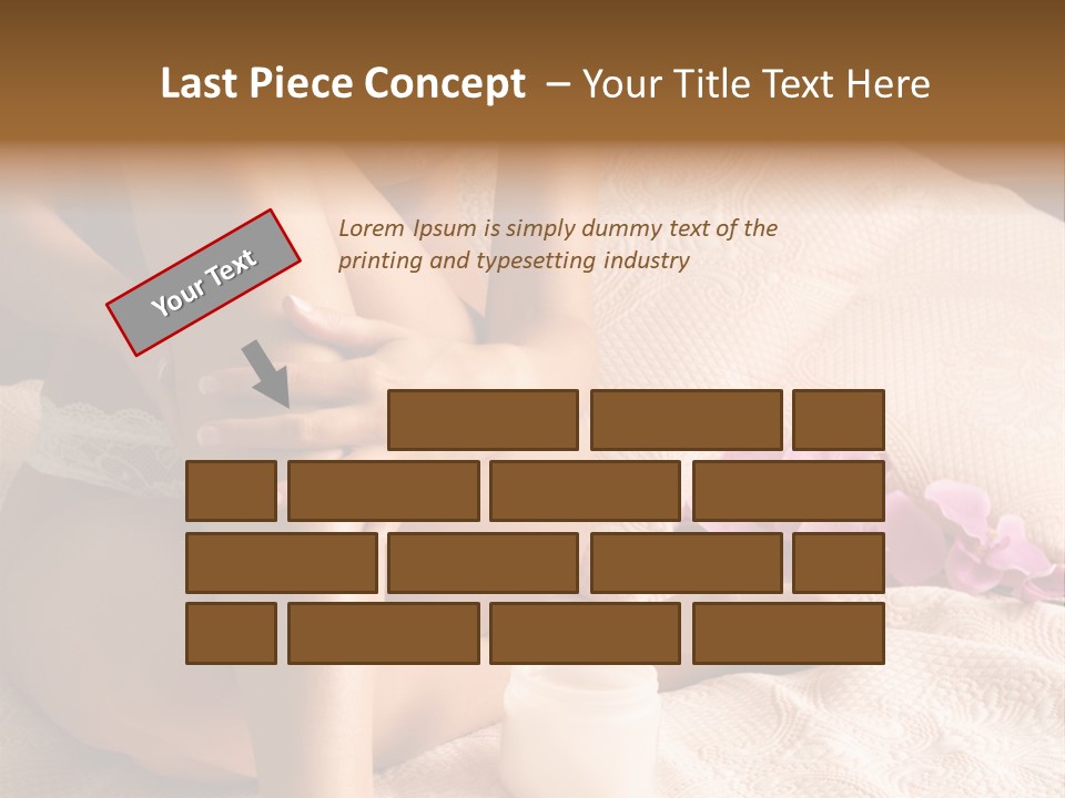 Body Care - Body Creme Application - Health And Beauty PowerPoint Template