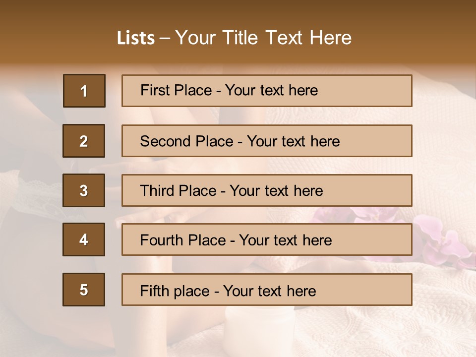 Body Care - Body Creme Application - Health And Beauty PowerPoint Template