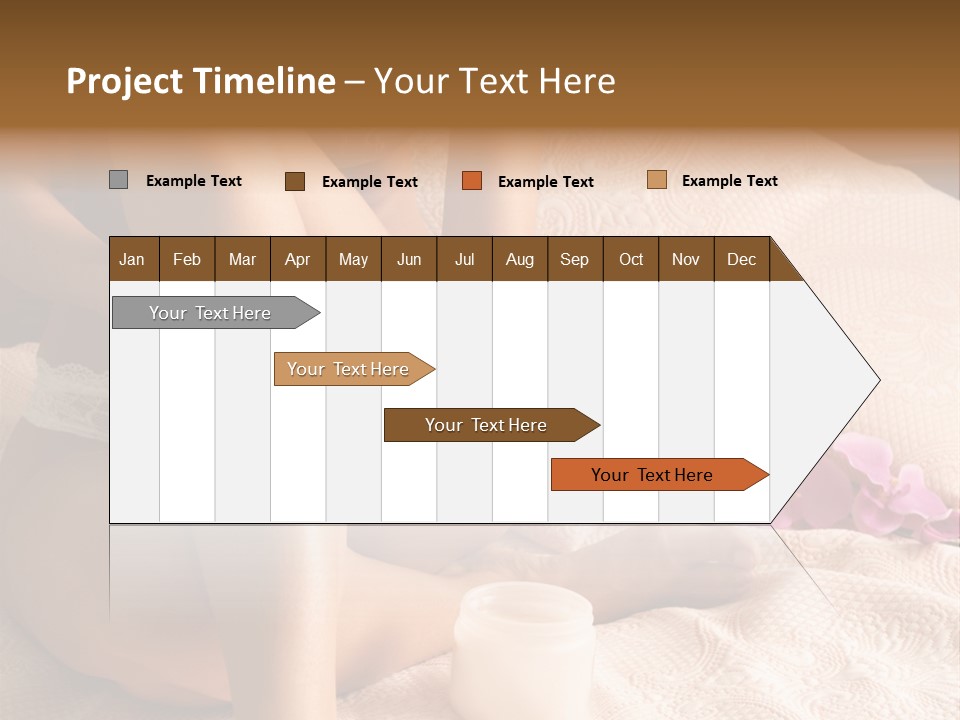 Body Care - Body Creme Application - Health And Beauty PowerPoint Template