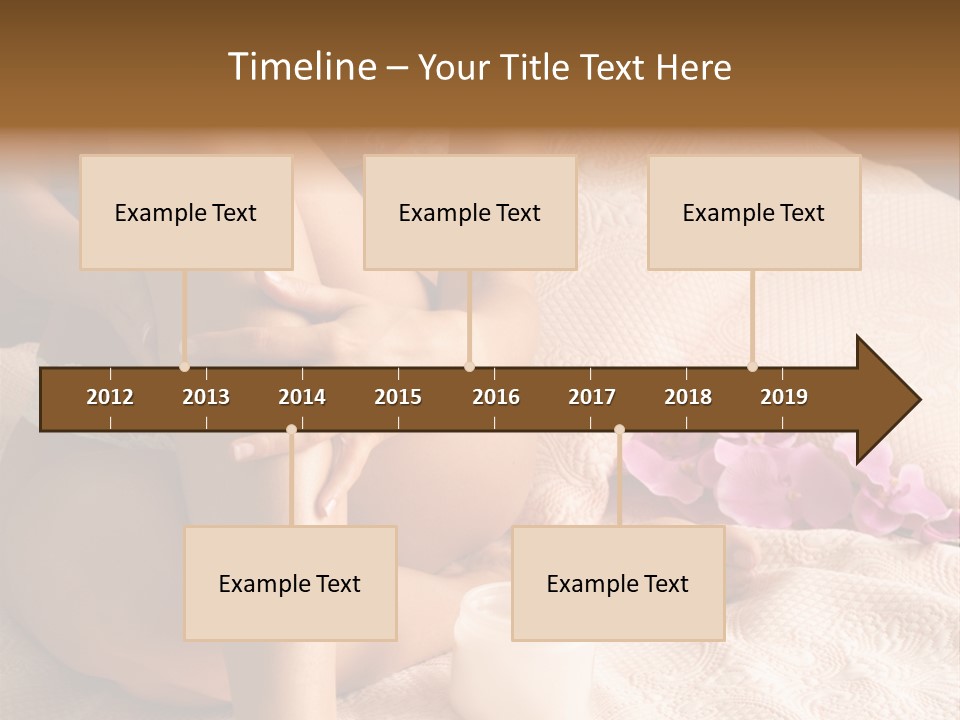 Body Care - Body Creme Application - Health And Beauty PowerPoint Template