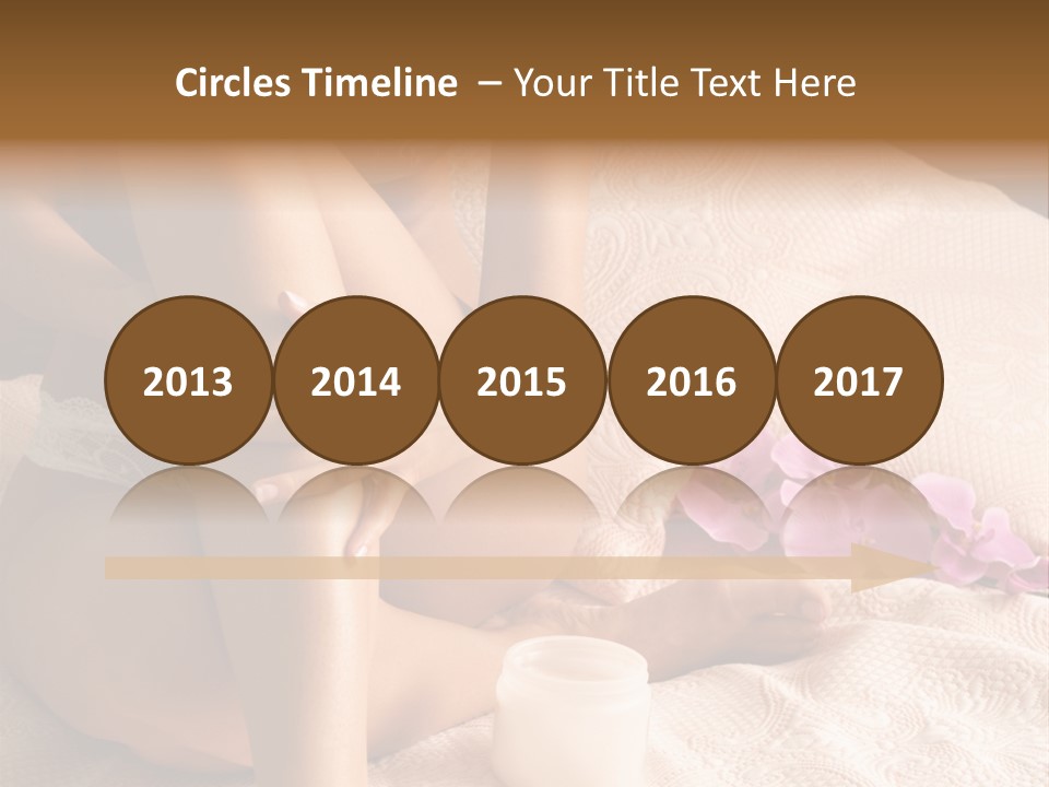 Body Care - Body Creme Application - Health And Beauty PowerPoint Template