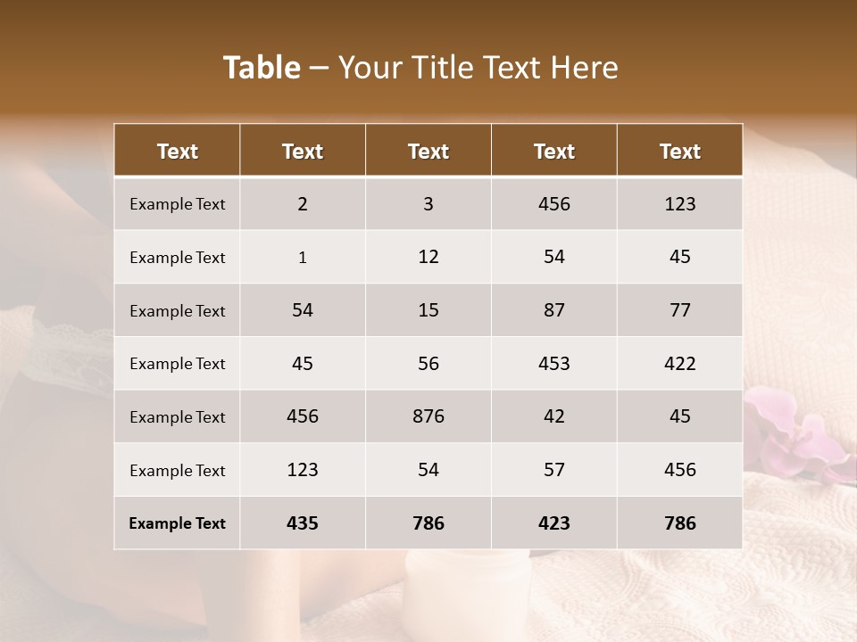 Body Care - Body Creme Application - Health And Beauty PowerPoint Template