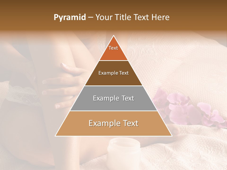 Body Care - Body Creme Application - Health And Beauty PowerPoint Template