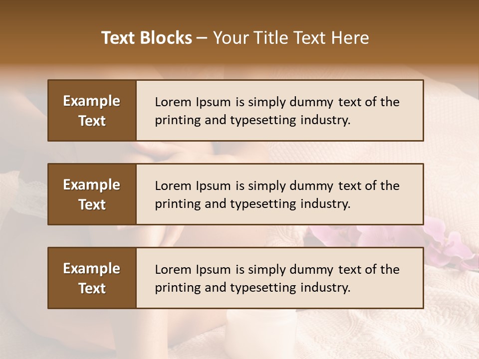 Body Care - Body Creme Application - Health And Beauty PowerPoint Template