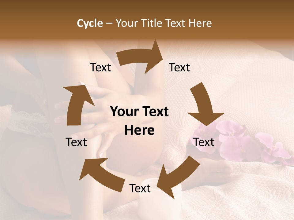 Body Care - Body Creme Application - Health And Beauty PowerPoint Template