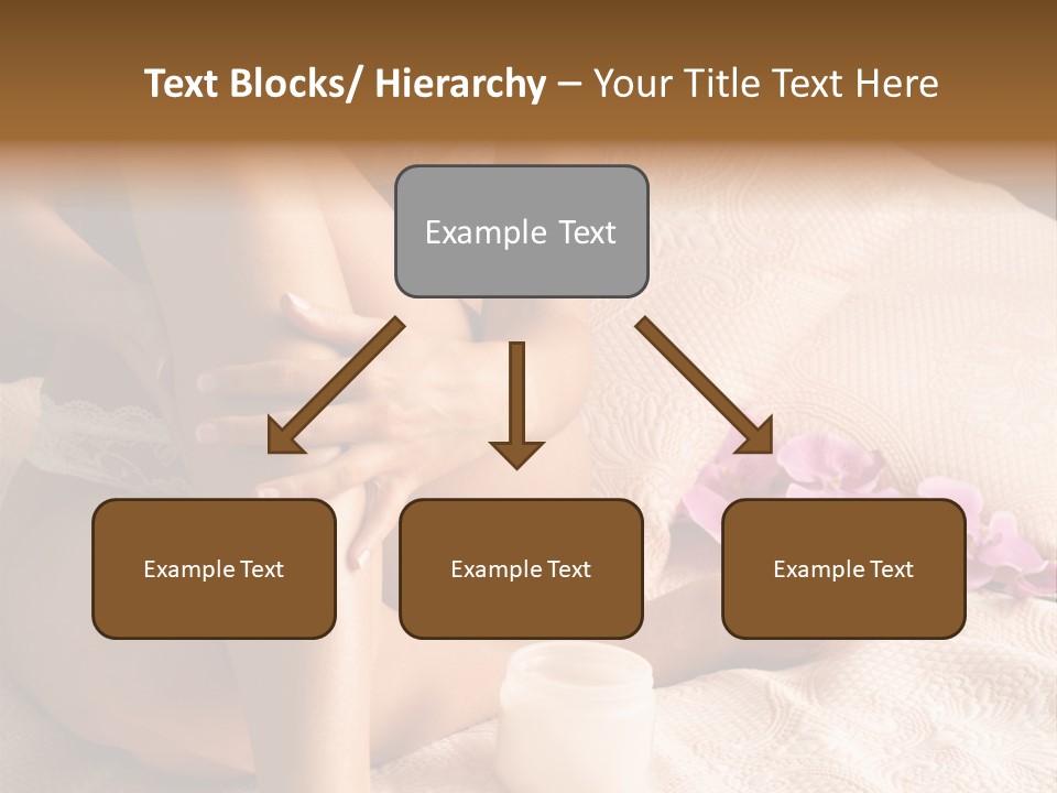 Body Care - Body Creme Application - Health And Beauty PowerPoint Template