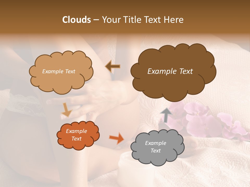 Body Care - Body Creme Application - Health And Beauty PowerPoint Template