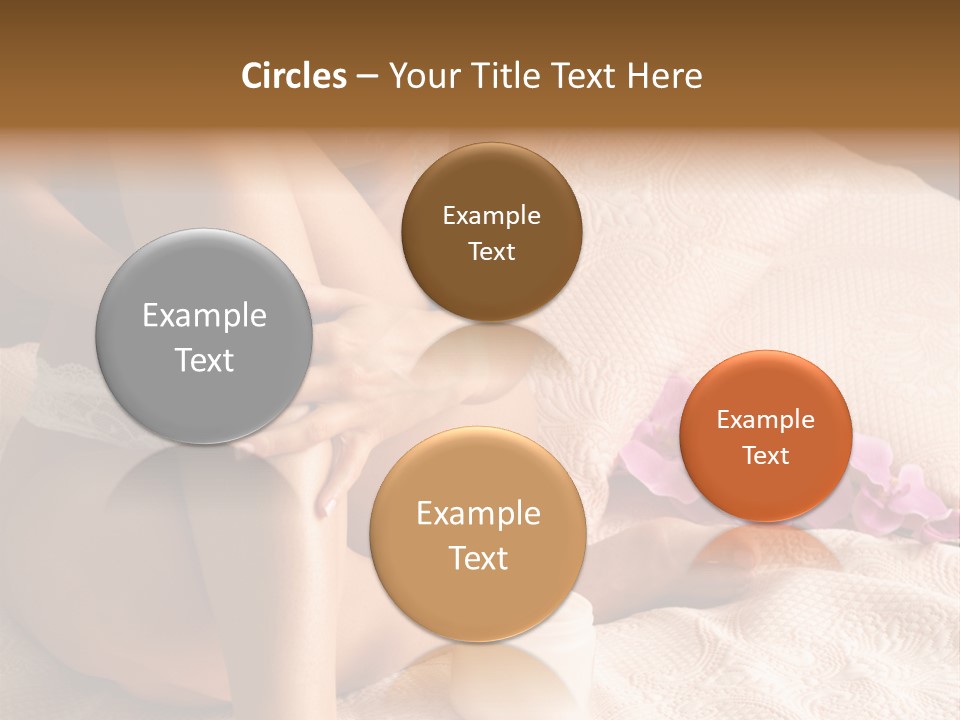 Body Care - Body Creme Application - Health And Beauty PowerPoint Template