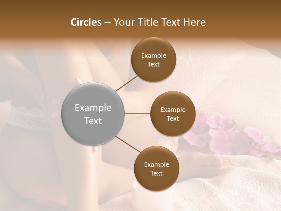 Body Care - Body Creme Application - Health And Beauty PowerPoint Template