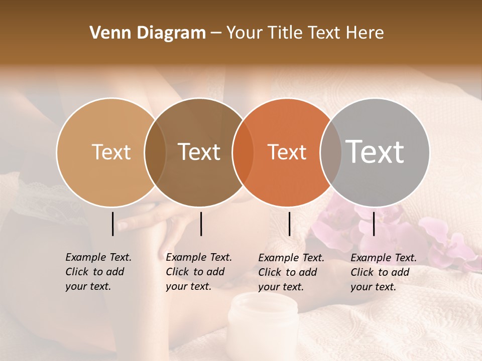 Body Care - Body Creme Application - Health And Beauty PowerPoint Template