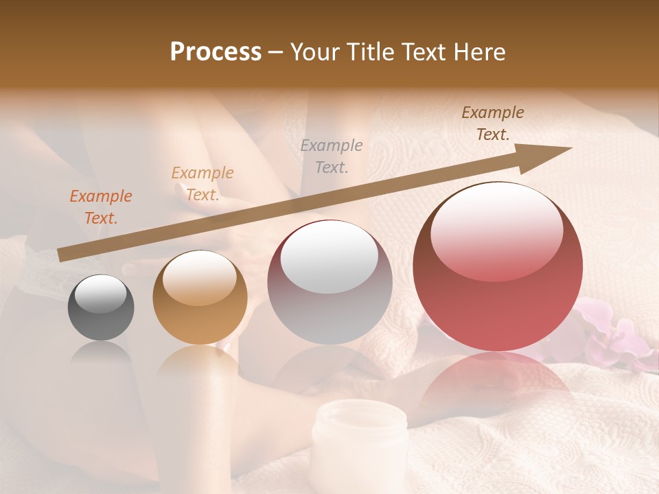 Body Care - Body Creme Application - Health And Beauty PowerPoint Template