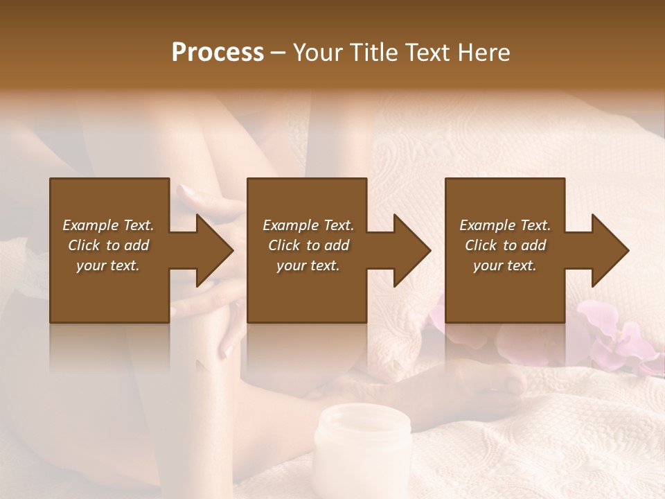 Body Care - Body Creme Application - Health And Beauty PowerPoint Template