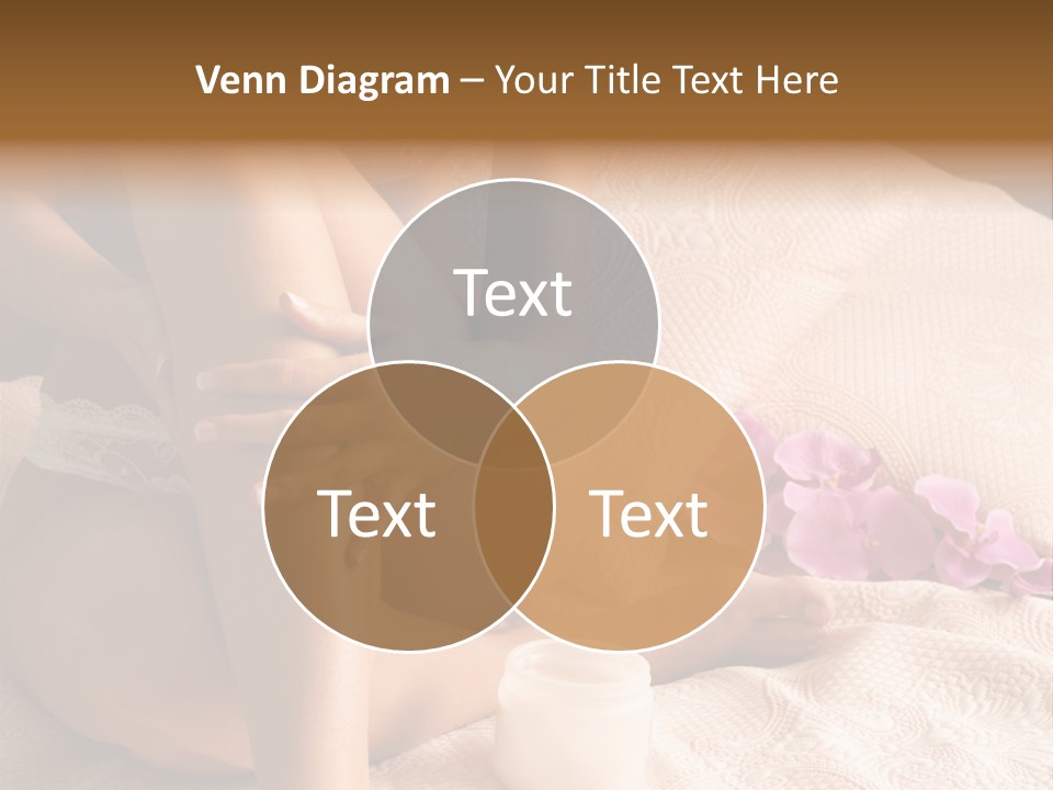 Body Care - Body Creme Application - Health And Beauty PowerPoint Template