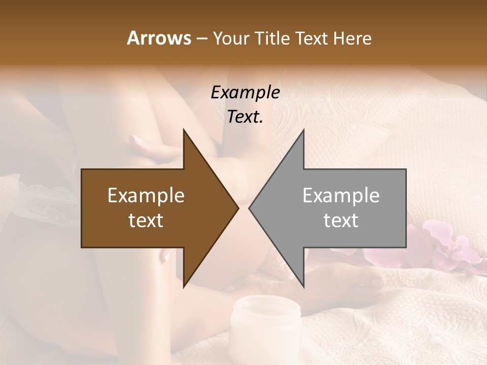 Body Care - Body Creme Application - Health And Beauty PowerPoint Template