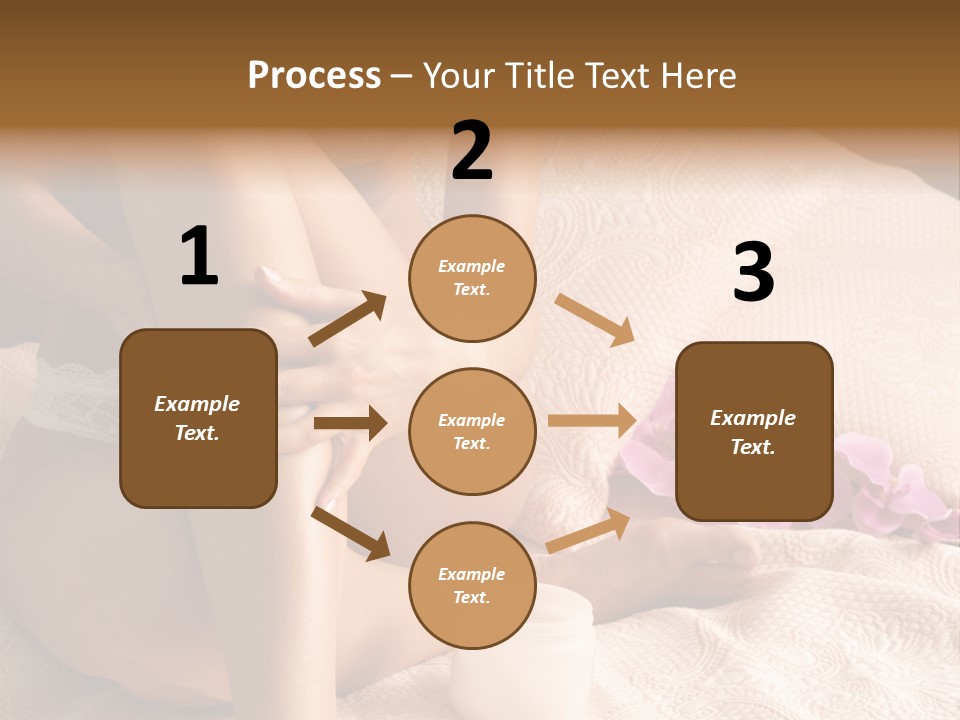Body Care - Body Creme Application - Health And Beauty PowerPoint Template