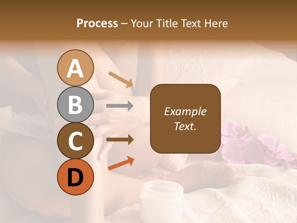 Body Care - Body Creme Application - Health And Beauty PowerPoint Template