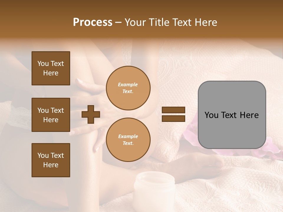 Body Care - Body Creme Application - Health And Beauty PowerPoint Template