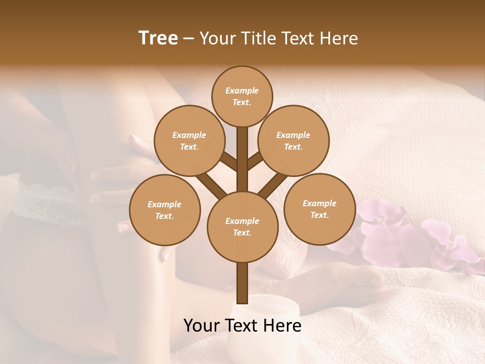 Body Care - Body Creme Application - Health And Beauty PowerPoint Template