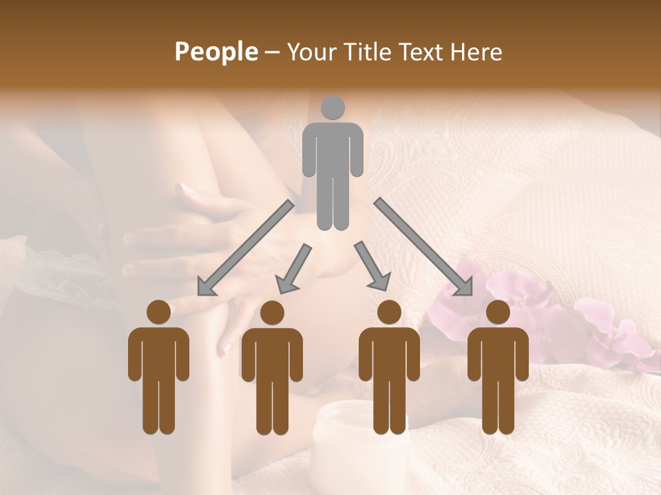 Body Care - Body Creme Application - Health And Beauty PowerPoint Template