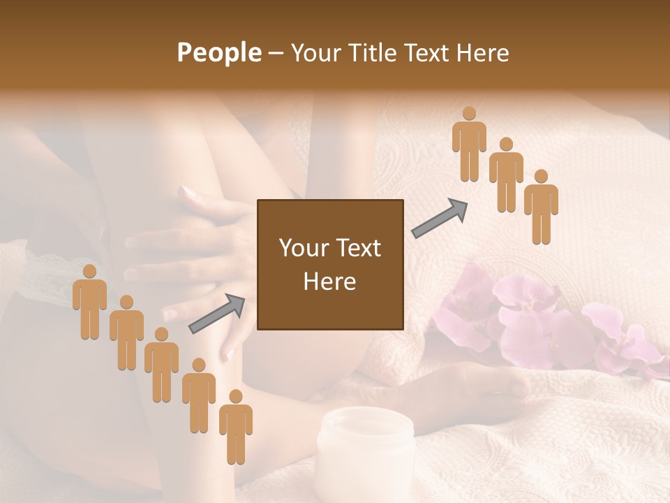 Body Care - Body Creme Application - Health And Beauty PowerPoint Template