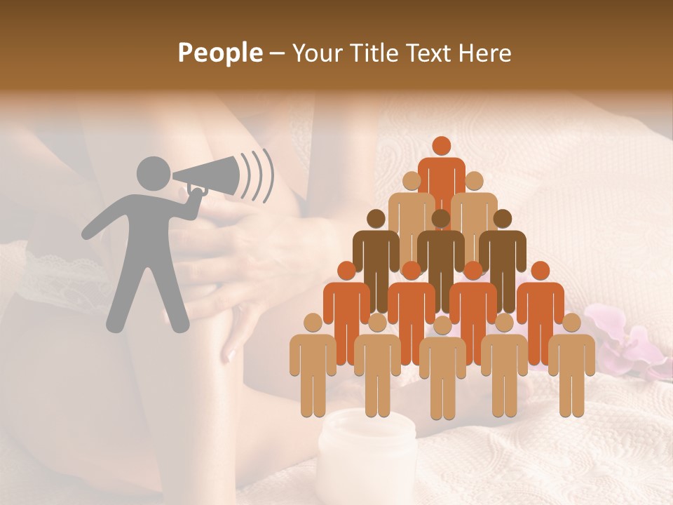 Body Care - Body Creme Application - Health And Beauty PowerPoint Template