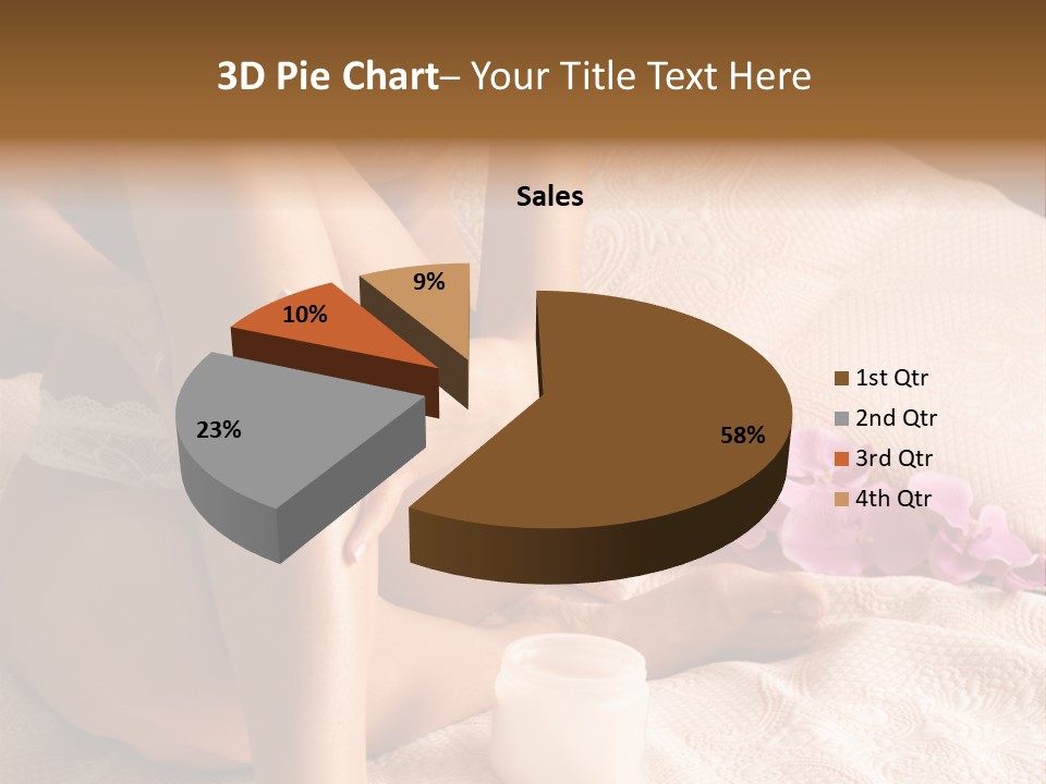 Body Care - Body Creme Application - Health And Beauty PowerPoint Template