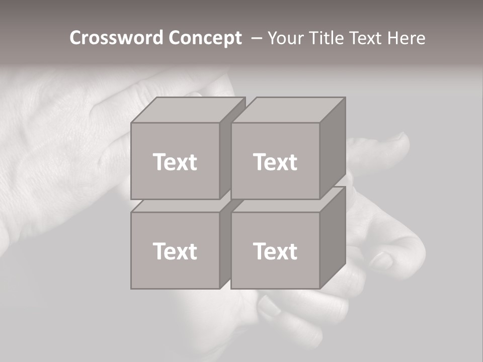 Massaging Hand Palm And Fingers PowerPoint Template