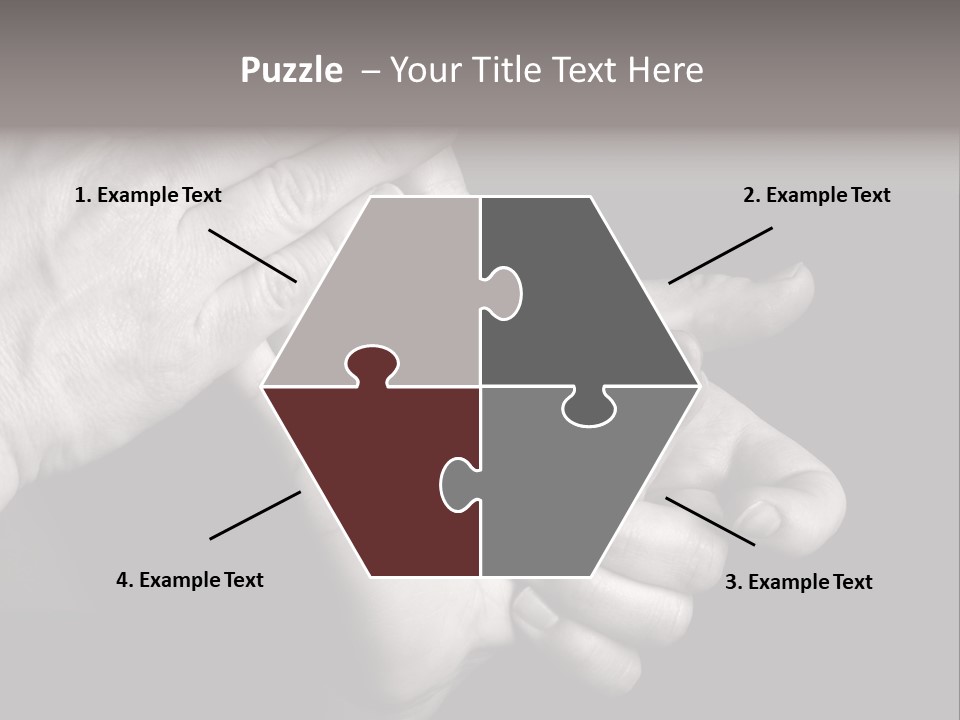 Massaging Hand Palm And Fingers PowerPoint Template