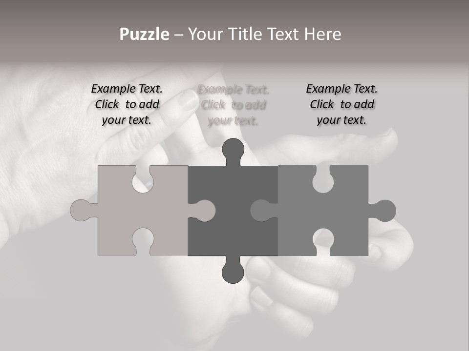 Massaging Hand Palm And Fingers PowerPoint Template