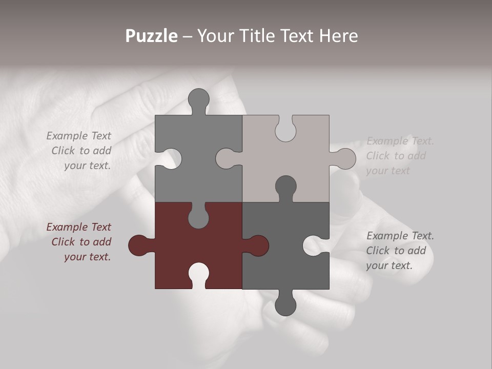 Massaging Hand Palm And Fingers PowerPoint Template