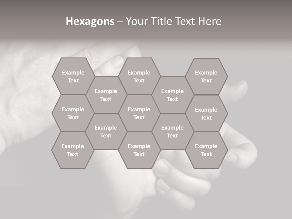 Massaging Hand Palm And Fingers PowerPoint Template