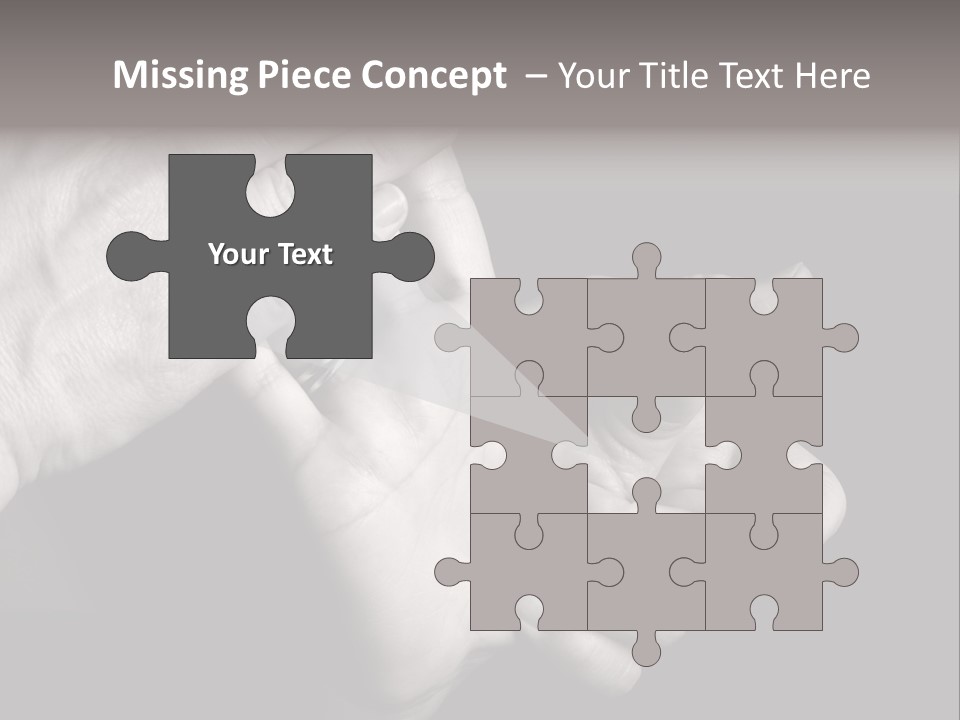 Massaging Hand Palm And Fingers PowerPoint Template