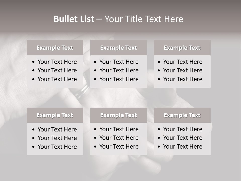 Massaging Hand Palm And Fingers PowerPoint Template