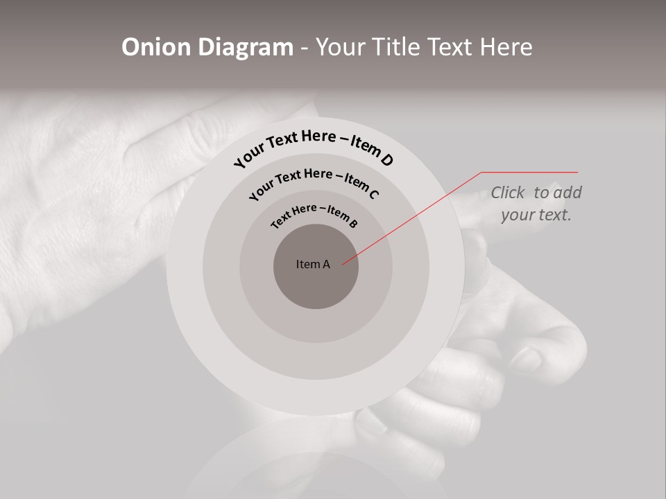 Massaging Hand Palm And Fingers PowerPoint Template