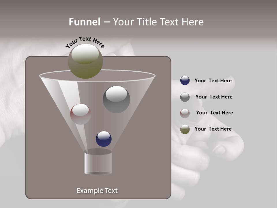 Massaging Hand Palm And Fingers PowerPoint Template