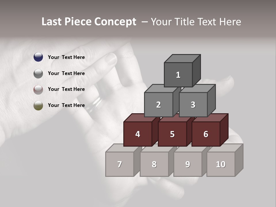 Massaging Hand Palm And Fingers PowerPoint Template