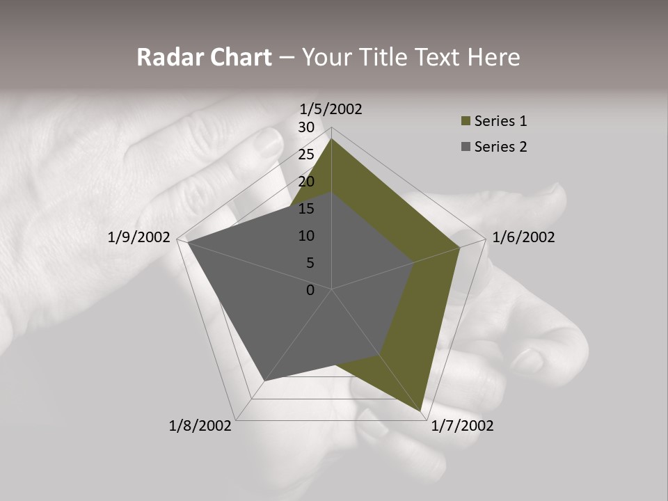 Massaging Hand Palm And Fingers PowerPoint Template