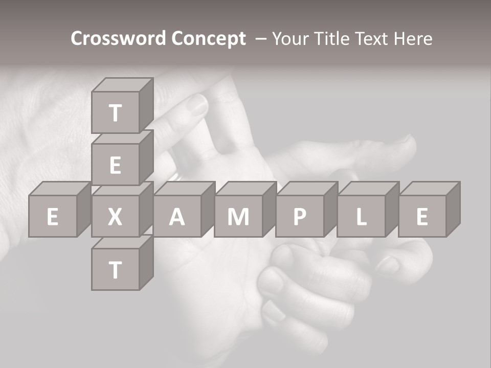 Massaging Hand Palm And Fingers PowerPoint Template